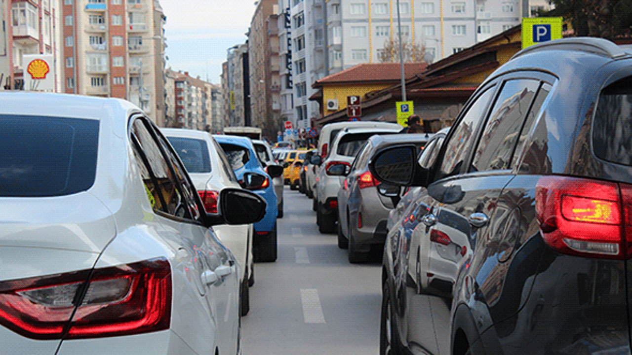 Eskişehir'de trafiğe kayıtlı araç sayısında dikkat çeken artış
