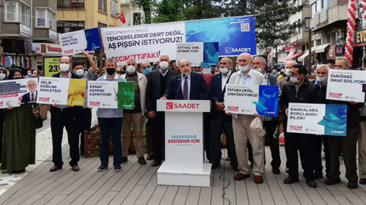 İttifakın adı "geçim"... Saadet Partisi Eskişehir'den 10 maddelik öneri