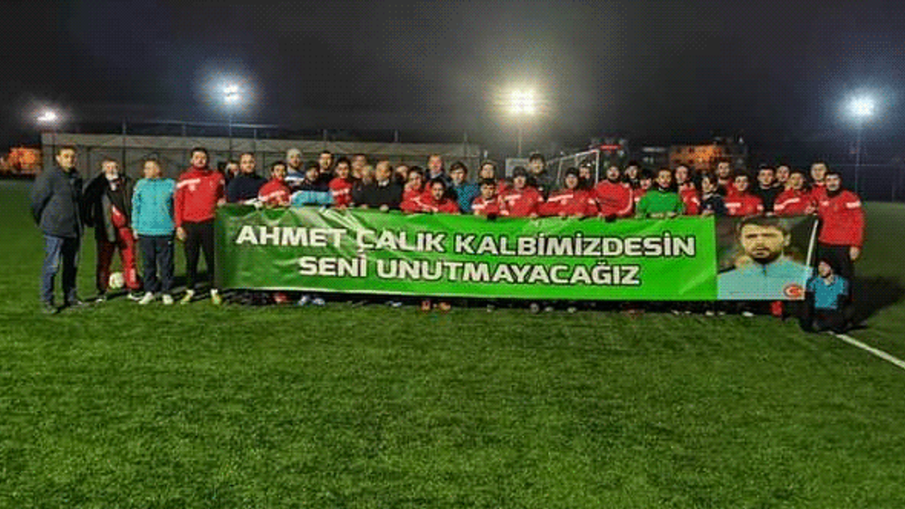 Ahmet Çalık Eskişehir'deki maçta anıldı
