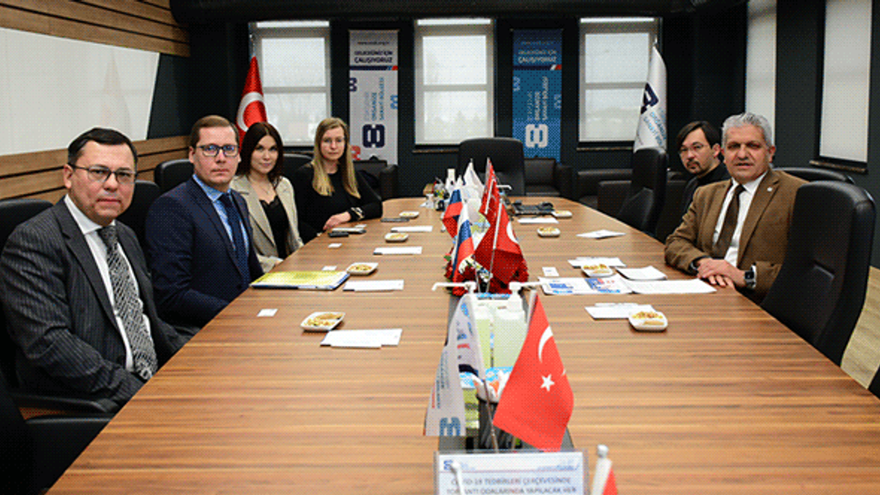 Rus heyetinden Eskişehir OSB'ye iş birliği ziyareti