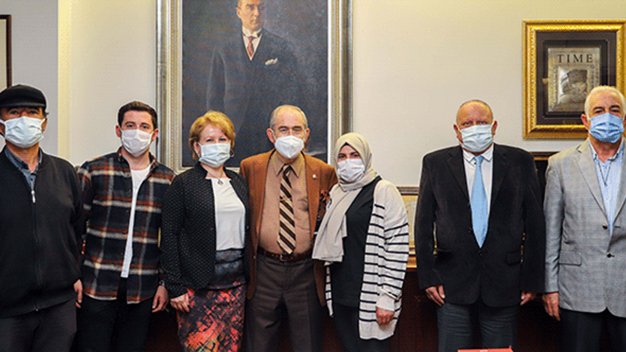 CHP Mihalgazi heyetinden Başkan Büyükerşen'e ziyaret
