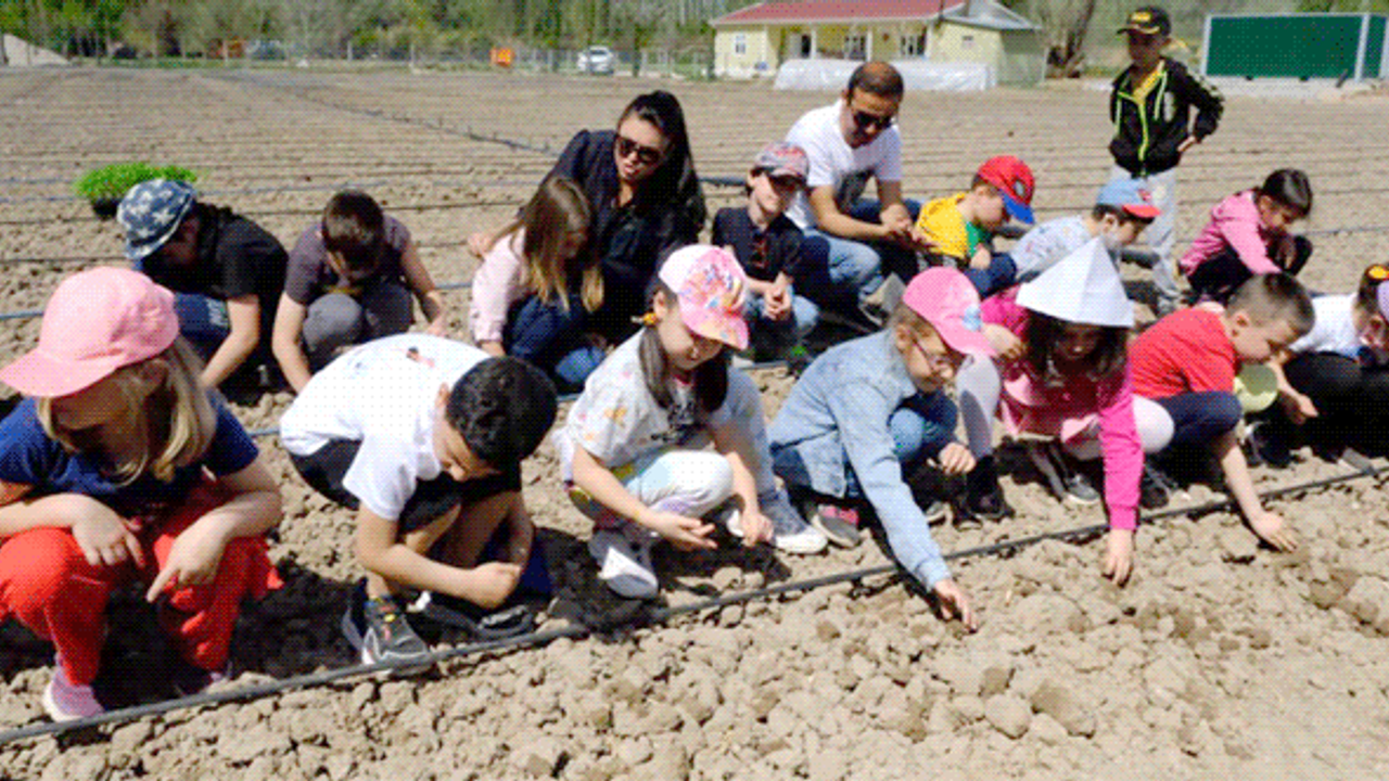 Eskişehir'de öğrenciler atalık tohumları toprakla buluşturdu