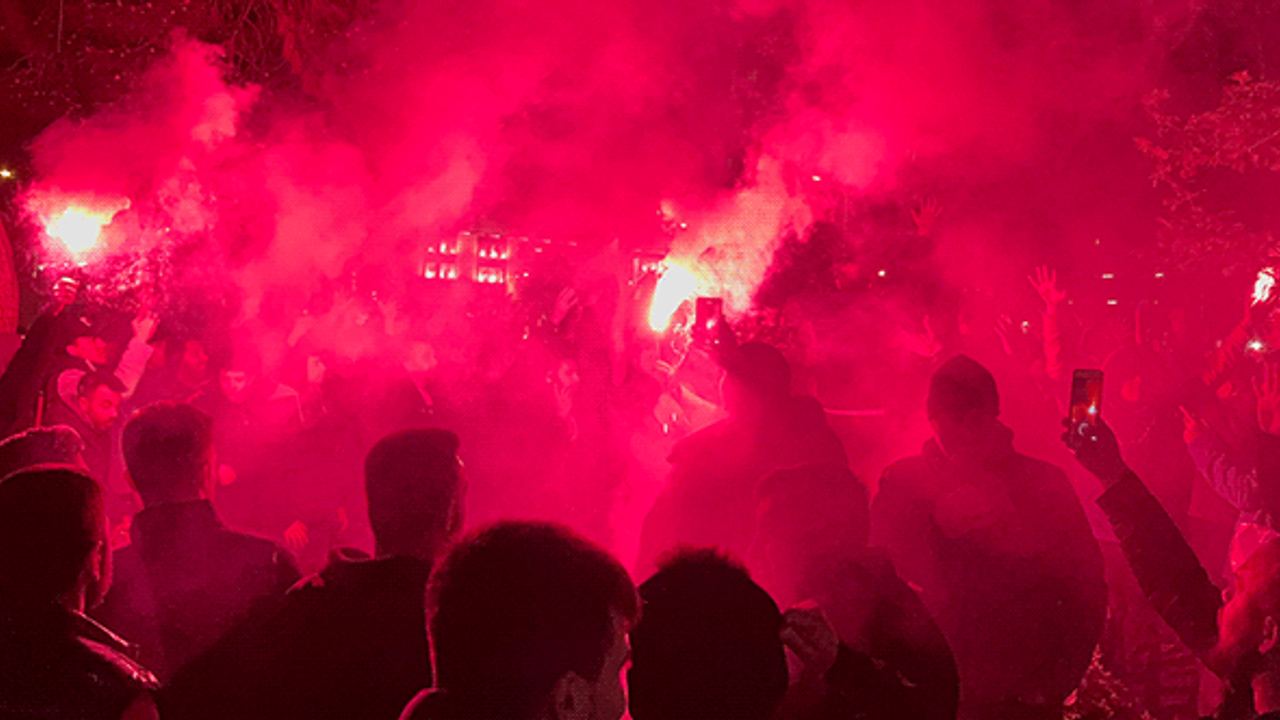 Eskişehirspor sokağa döküldü! Trabzonsporlulara kutlama yok