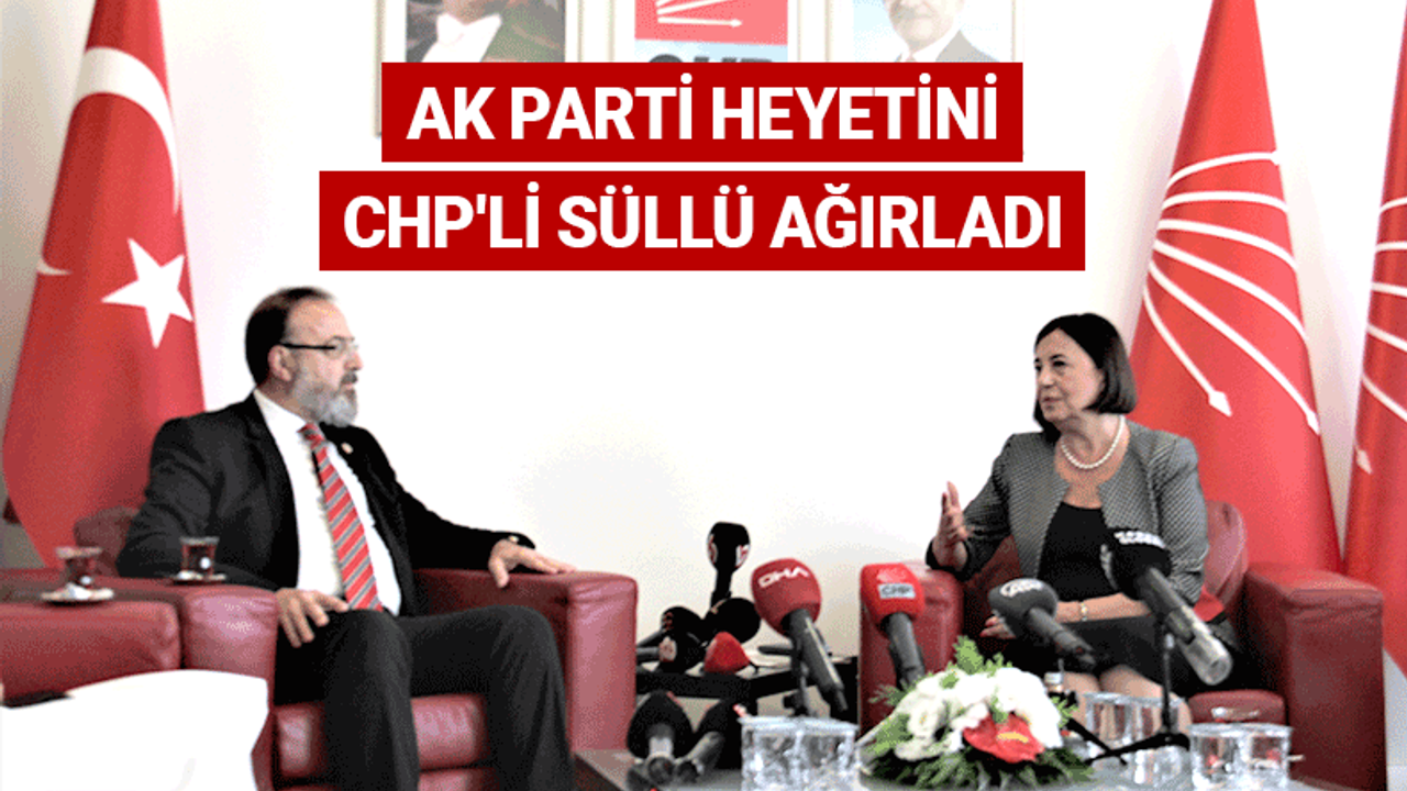 AK Parti heyetini CHP'li Süllü ağırladı