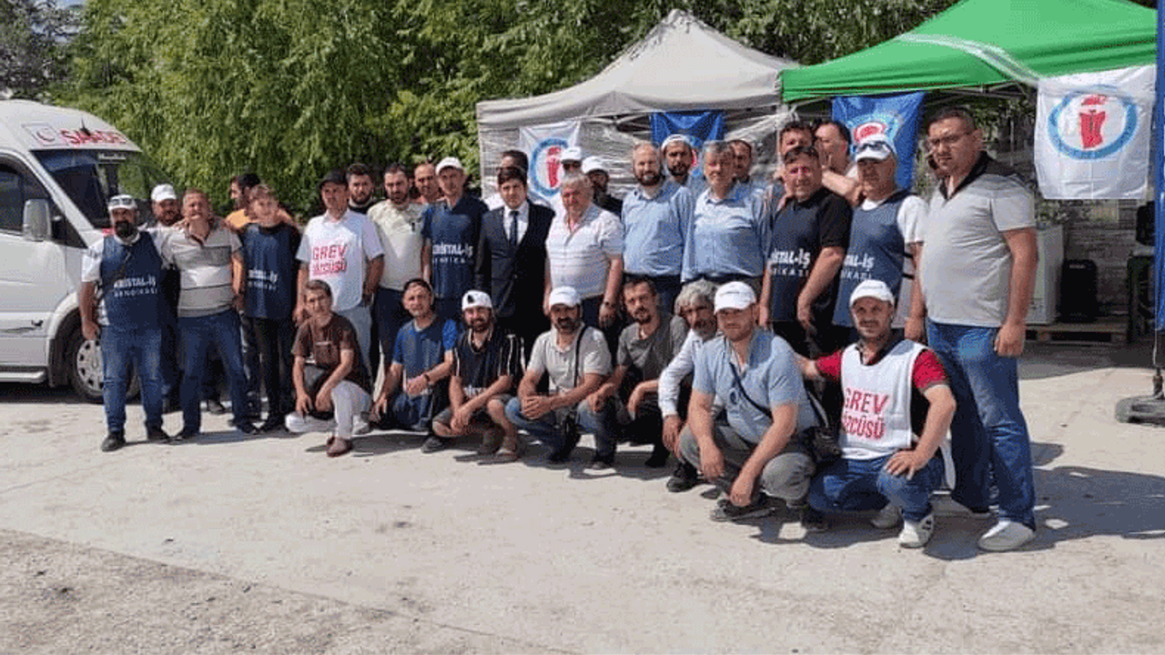 Eskişehir'de Saadet Partisi'nden greve destek