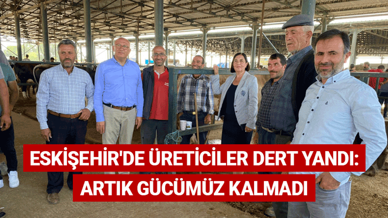 Eskişehir'de üreticiler dert yandı: Artık gücümüz kalmadı