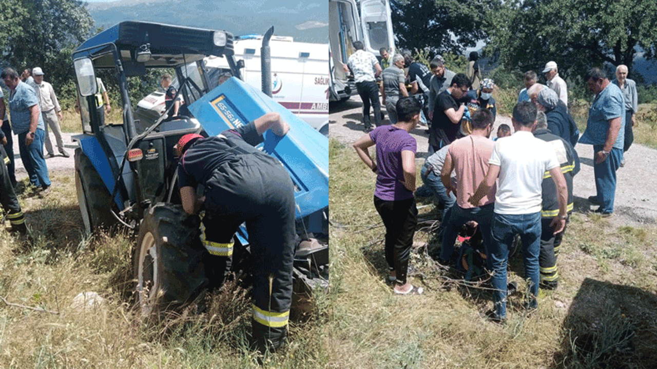 Kütahya'da traktör kazası: 2 ölü, 2 yaralı