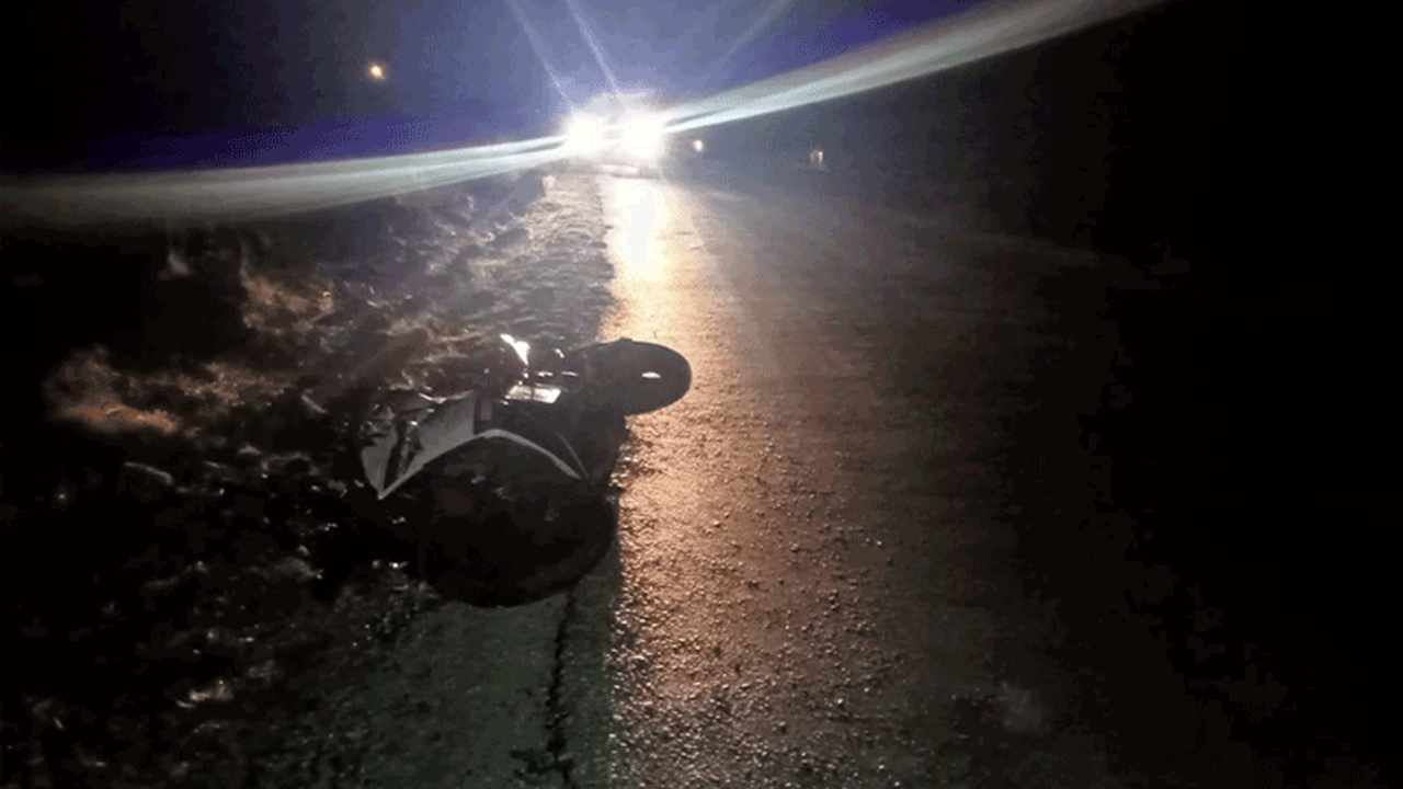 Afyon'da motosiklet kazasında can verdi