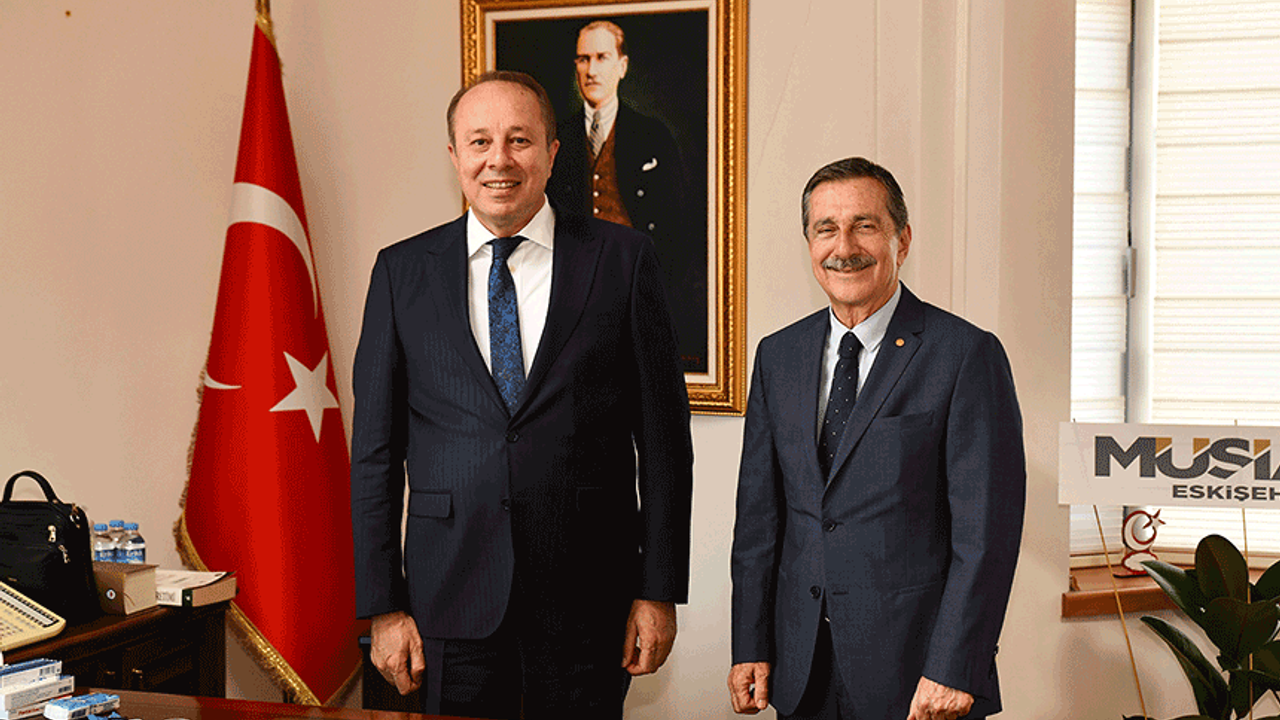 Başkan Ataç'tan Kaymakam Yılmaz'a ziyaret