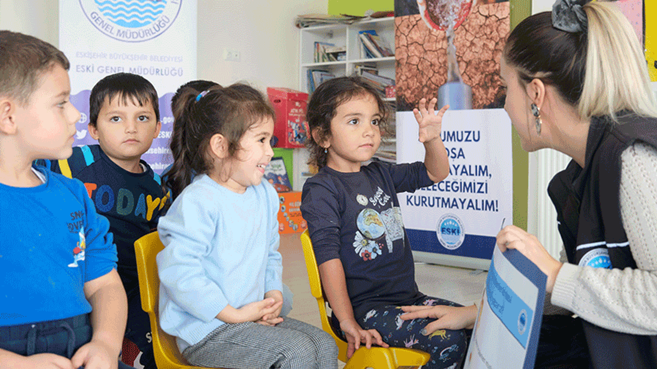 Eskişehir'de çocuklar su tasarrufunu öğreniyor