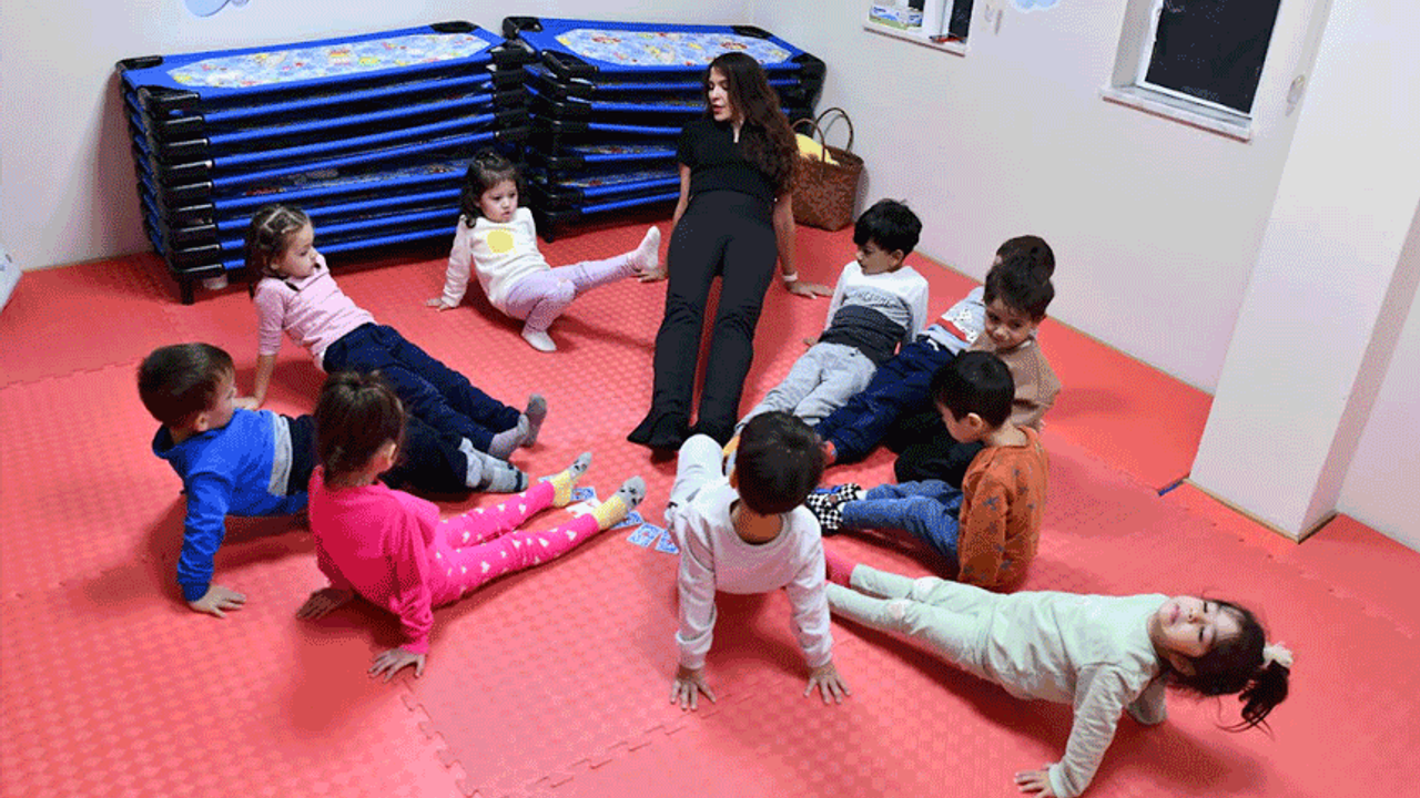 Eskişehir'de çocuklar yoga ile keşfetmeyi öğreniyor