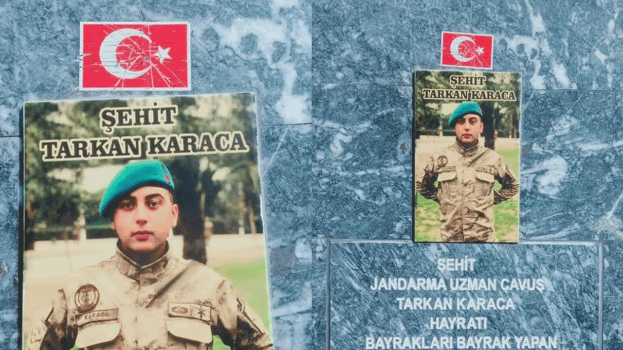 Eskişehir'de Türk bayrağına iğrenç saldırı