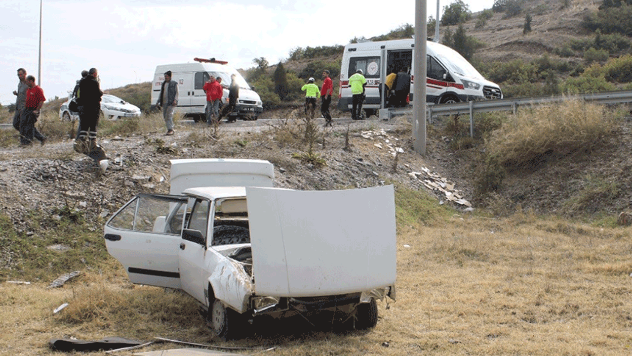 Kütahya'da feci kaza: Dört yaralı