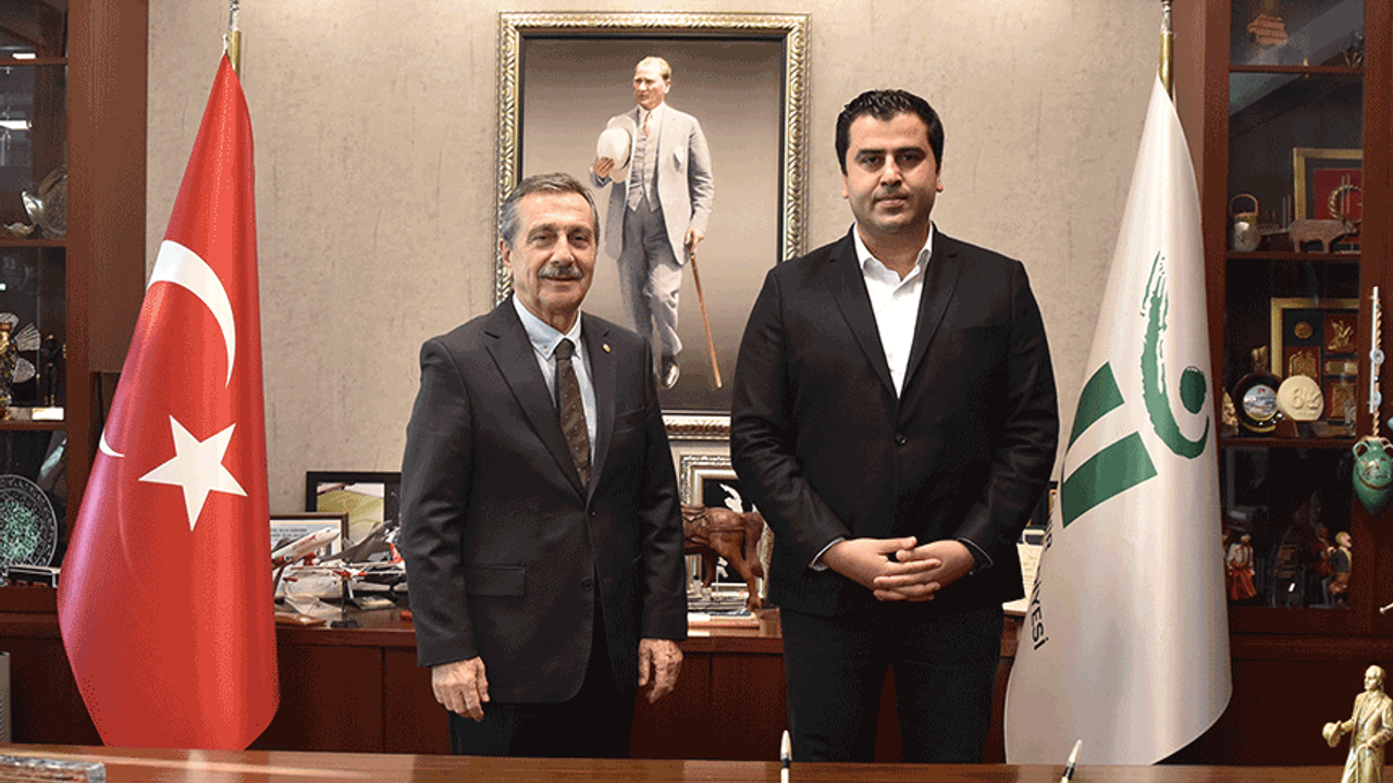 Başkan Alan'dan Başkan Ataç'a ziyaret