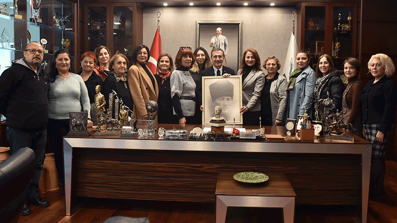 '29 Ekim Kadınları'ndan Başkan Ataç'a ziyaret