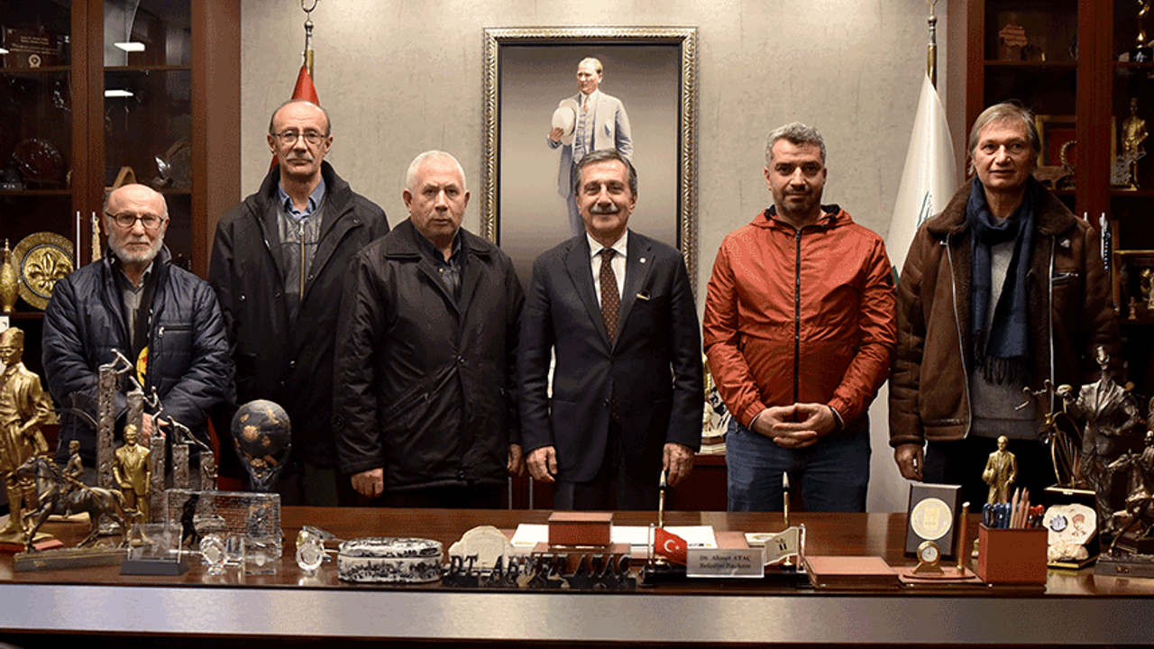 Altınevler Cami Derneği'nden Başkan Ataç'a ziyaret