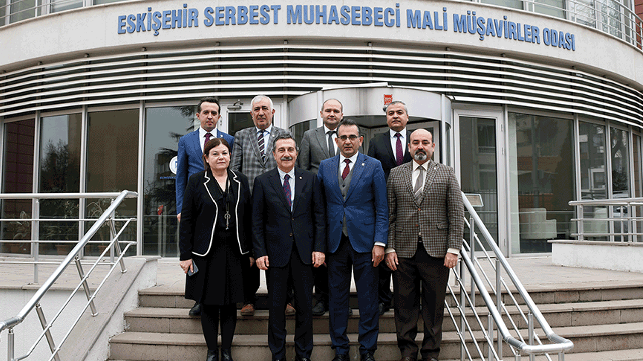 Başkan Ataç'tan Eskişehir SMMMO'ya ziyaret