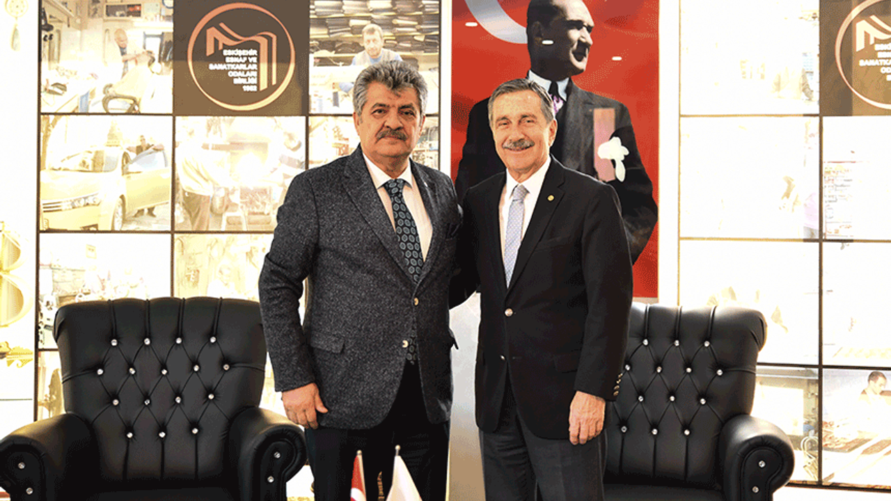 Başkan Ataç'tan Esnaf ve Sanatkarlar Odaları Birliği'ne ziyaret
