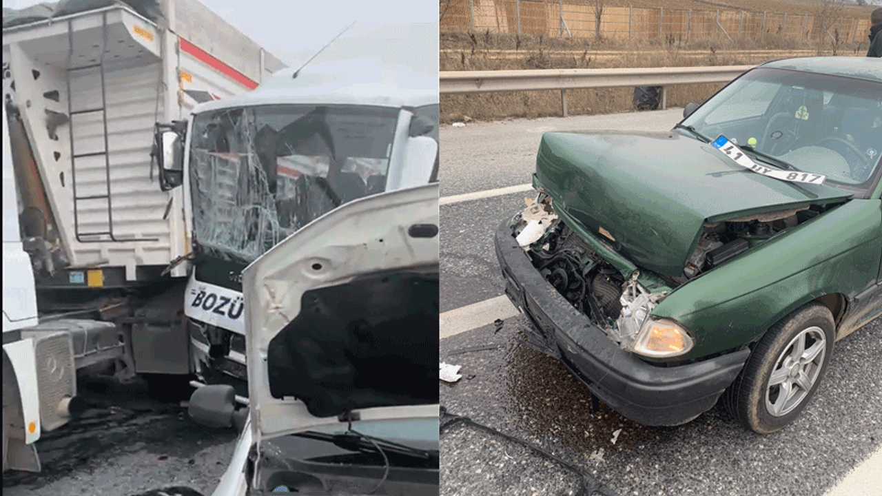 Bozüyük Eskişehir yolunda zincirleme trafik kazası: 11 yaralı