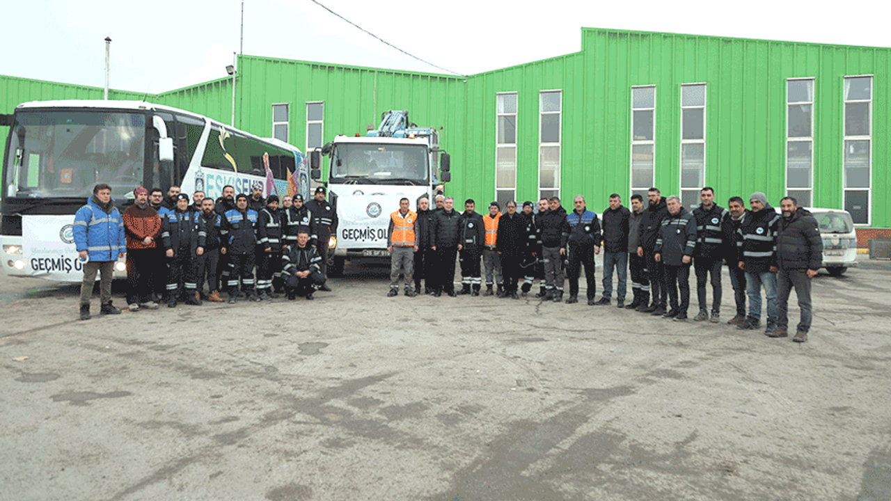 Eskişehir Büyükşehir'den afet bölgesine destek ekipler