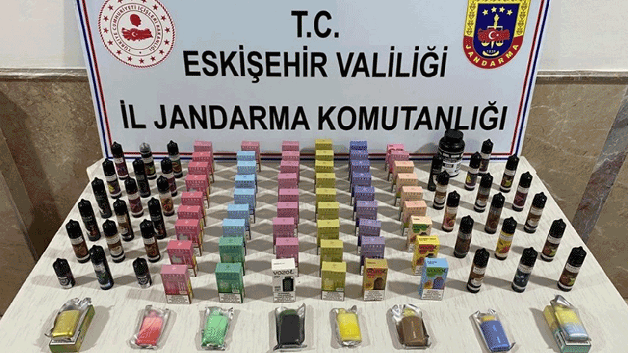 Eskişehir'de kaçak elektronik sigara operasyonu