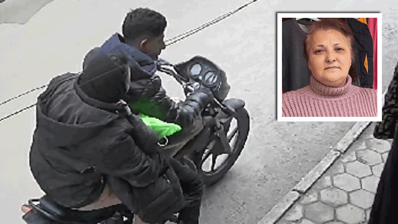 Eskişehir'de motosikletli soygunculardan saniyeler içinde hırsızlık