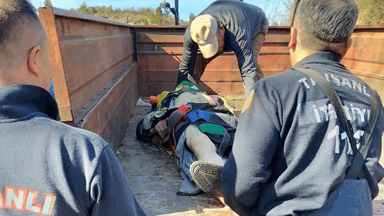 Kütahya'da talihsiz kaza: Ağır yaralandı