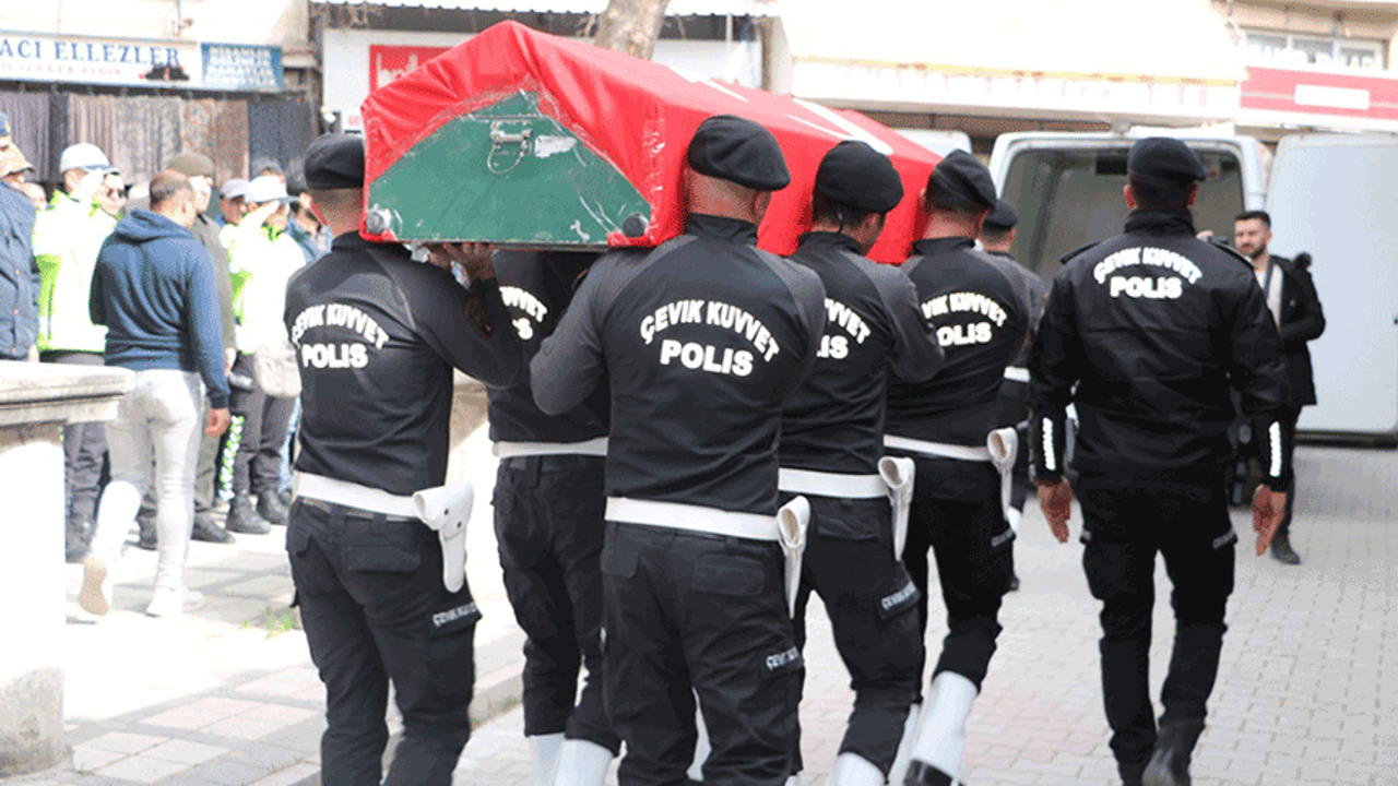 Afyonkarahisar'da polis memuruna acı veda