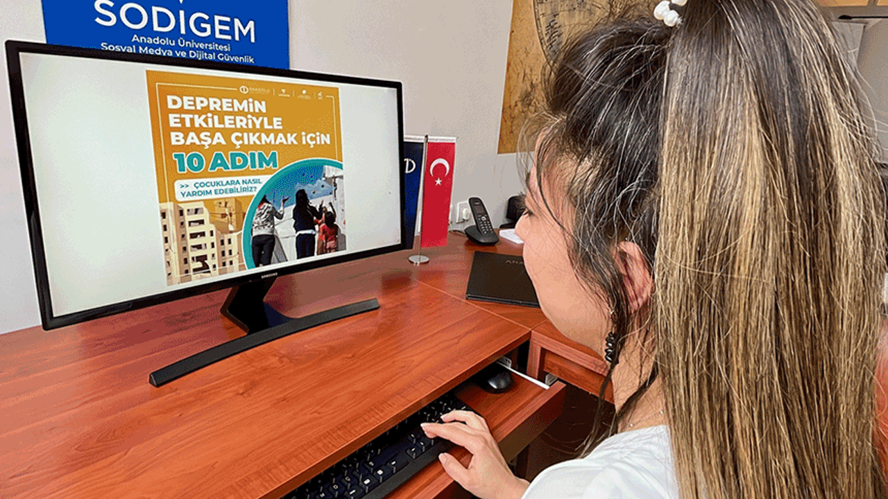 Anadolu Üniversitesi'nden depremzede çocuklara özel rehber