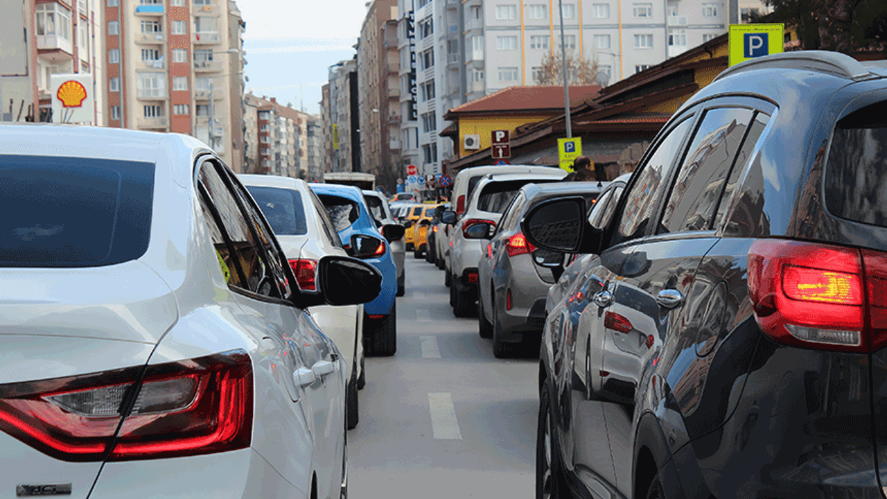 Eskişehir'de trafiğe kayıtlı araç sayısında büyük artış
