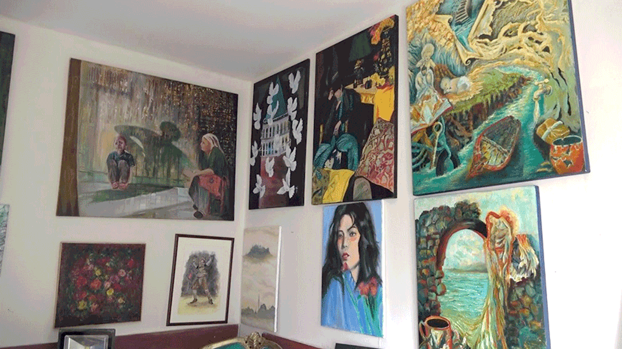 Kütahya'da 65 sanatçı 150 eseriyle karma sergi açtı