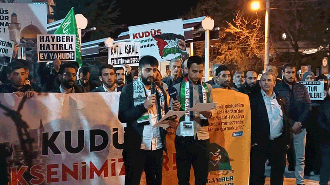 Eskişehir’de Dünya Kudüs Günü dolayısıyla basın açıklaması düzenlendi