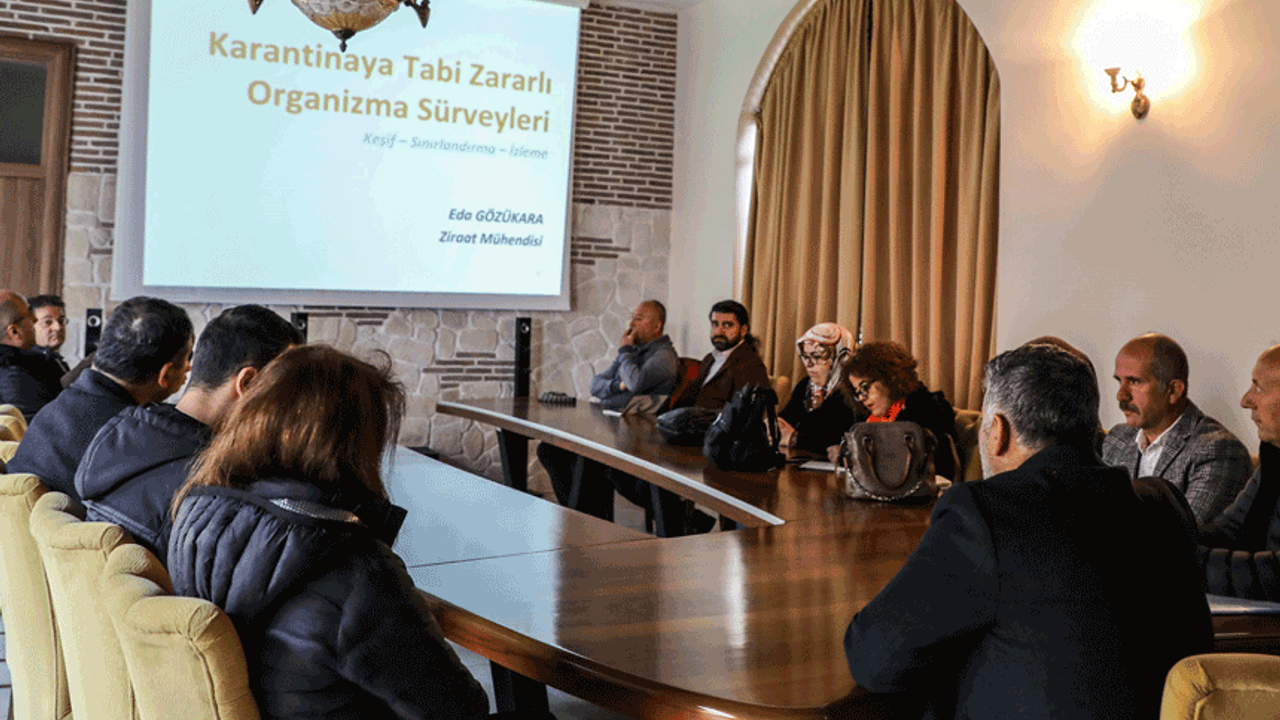 Eskişehir'de “Karantinaya Tabi Zararlı Organizma Sürvey Çalışmaları” toplantısı
