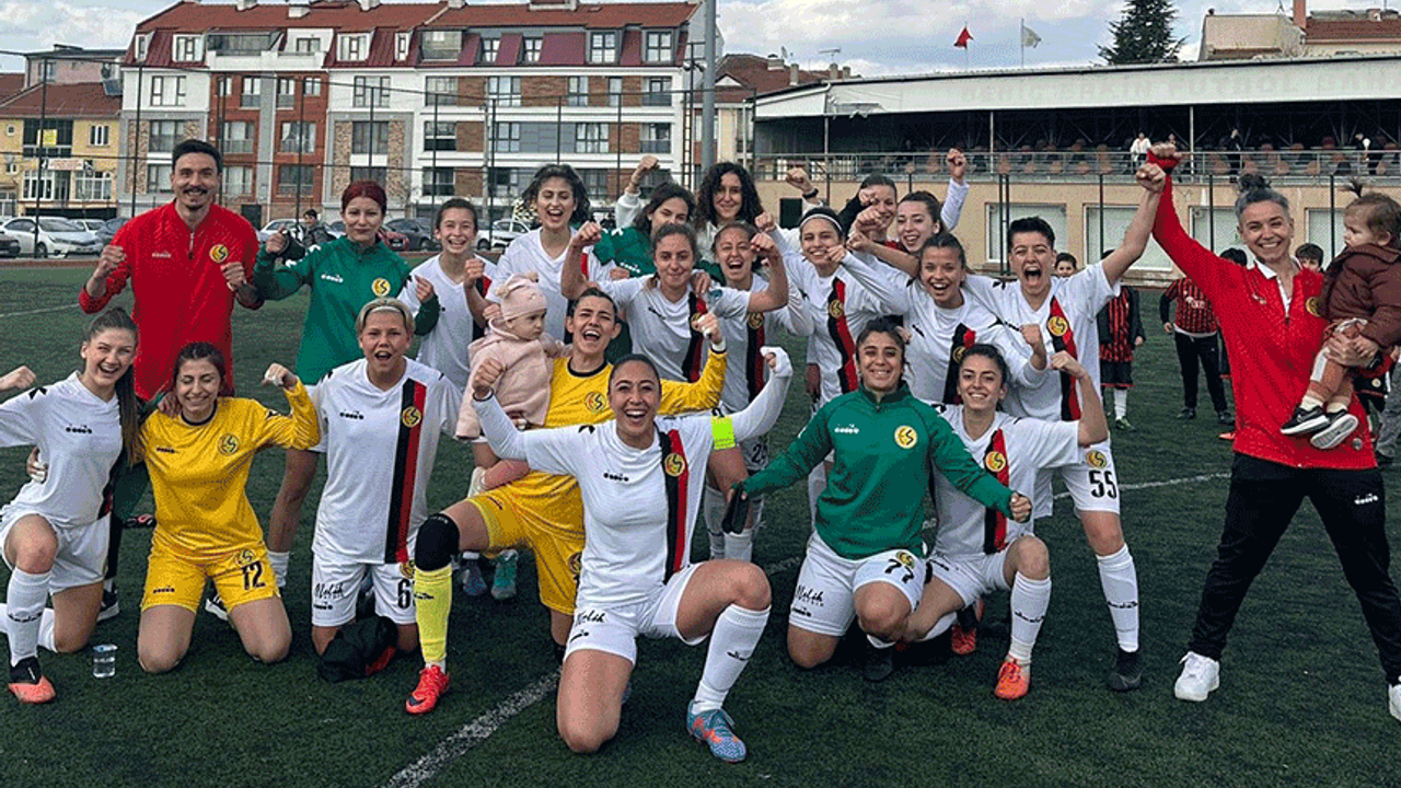 Eskişehirspor kadın futbol takımından büyük galibiyet