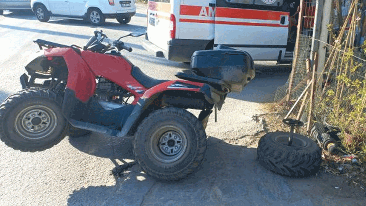 Afyon'da kaza: ATV sürücüsü ağır yaralandı
