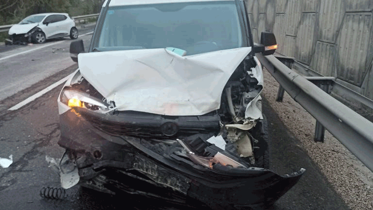 Bilecik'te trafik kazası: İki kişi yaralandı