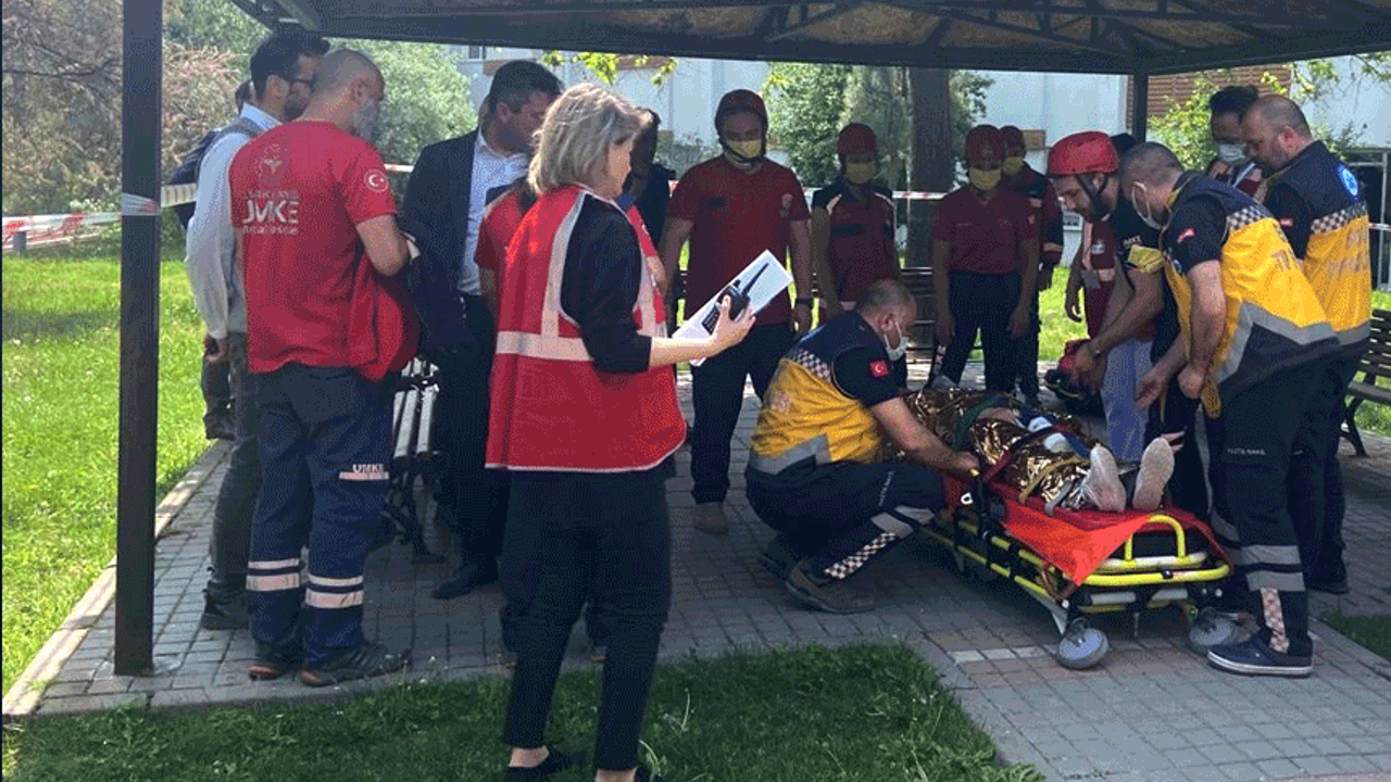 Eskişehir'de hastanede yangın tatbikatı yapıldı