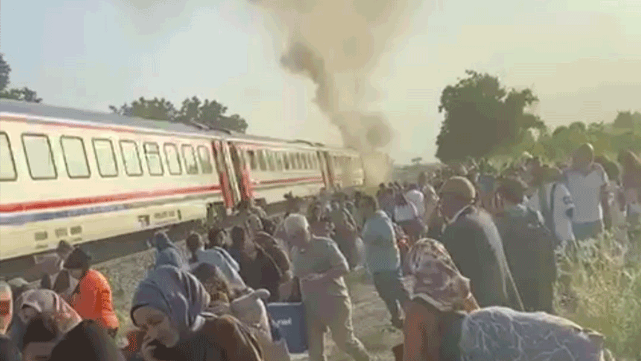 Eskişehir'den Denizli'ye giden yolcu treninde yangın çıktı!