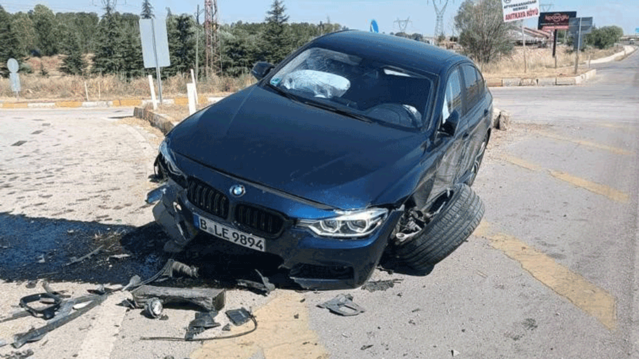 Afyon'da kaza: Sırbistan uyruklu iki yaralı