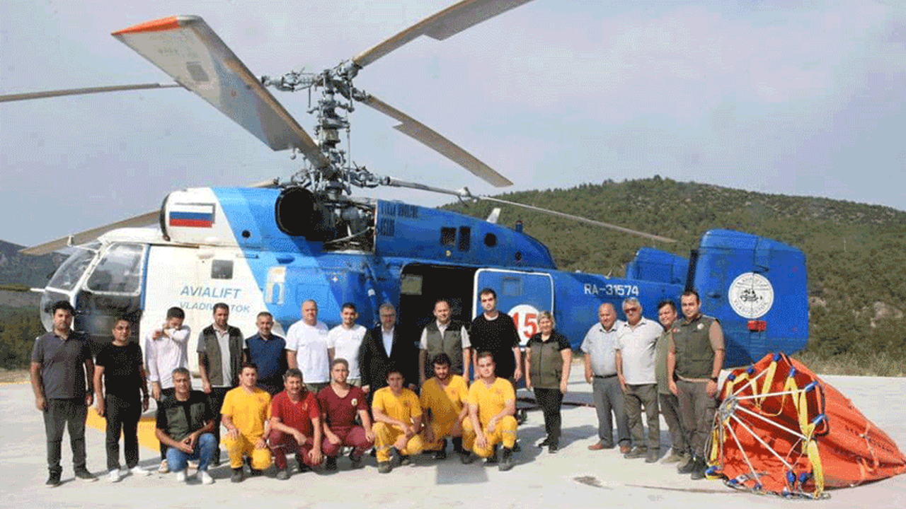 Bilecik'in yangın söndürme helikopteri hizmet verecek