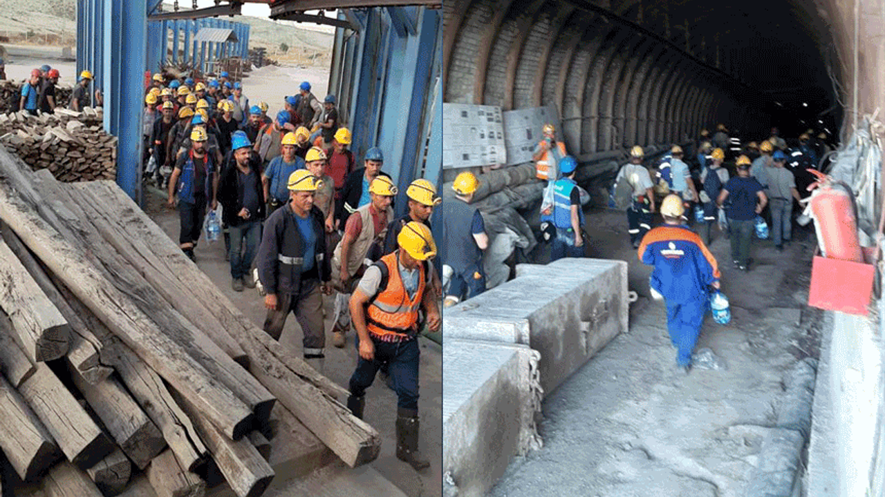 Eskişehir’de işçiler eyleme geçti: Kendilerini madene kapattılar