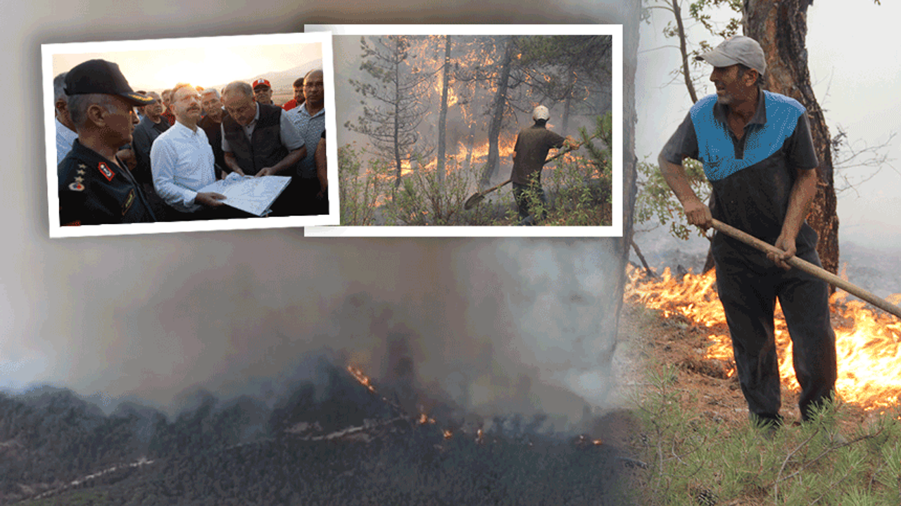 Eskişehir’de orman yangını sürüyor: Validen açıklama