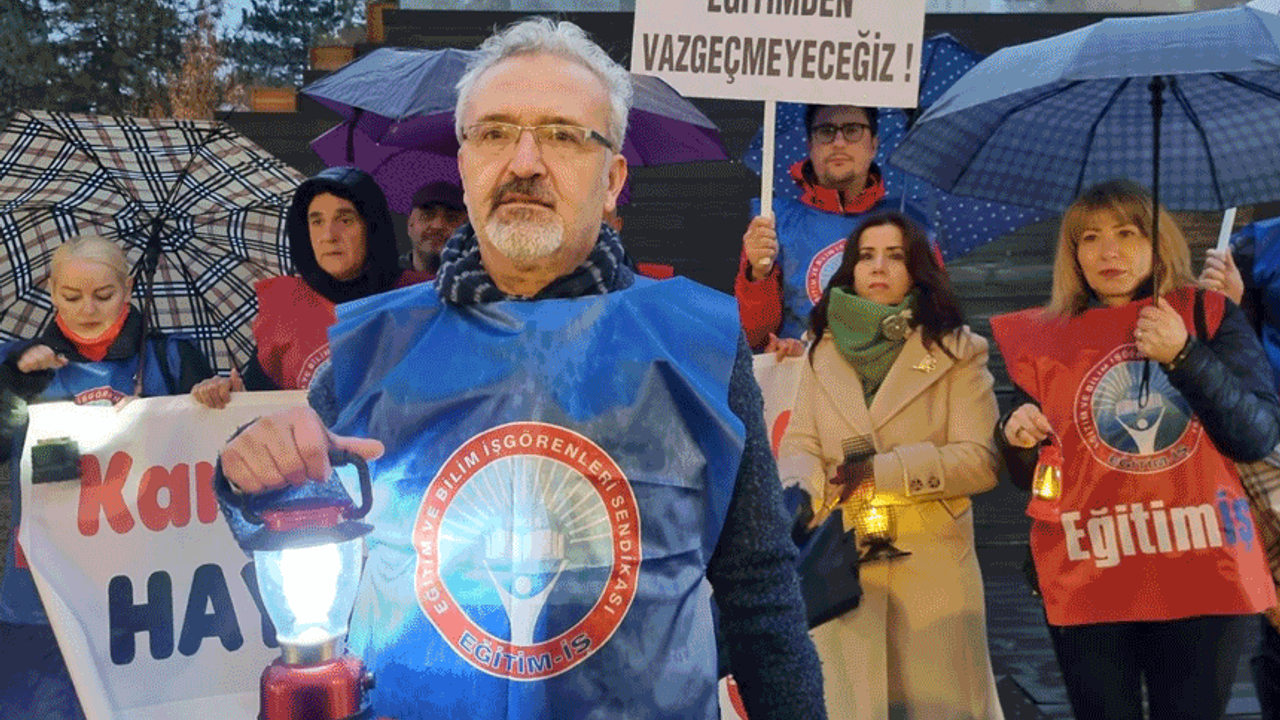Eskişehir’de gaz lambalı protesto 
