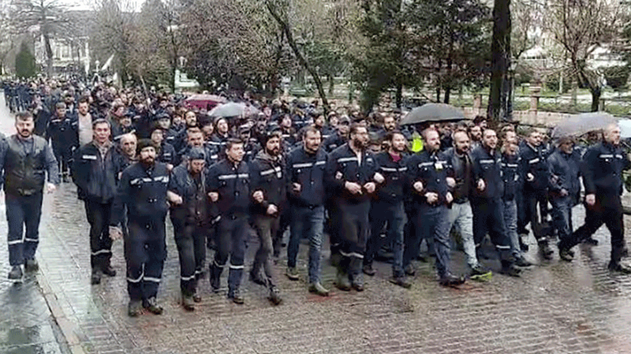 Eskişehir’de TÜRASAŞ işçileri sokaklara döküldü