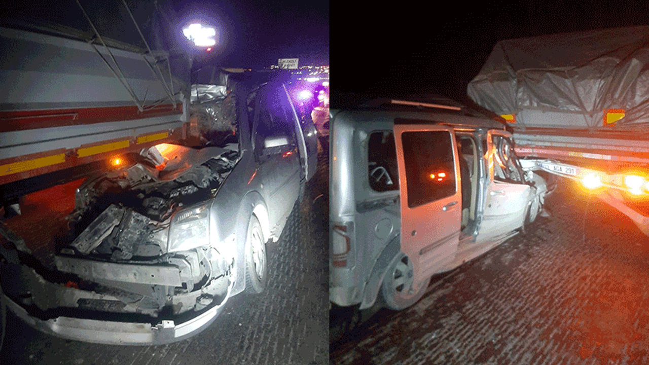 Afyon'da feci kaza: Tırın altında kaldı