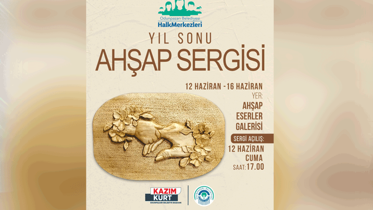 Odunpazarı'nda yıl sonu ahşap sergisi kapılarını açıyor