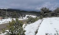 Eskişehir'de hayran bırakan kar manzarası