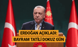 Erdoğan açıkladı: Kurban Bayramı tatili dokuz gün