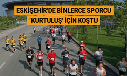 Eskişehir'de binlerce sporcu 'kurtuluş' için koştu