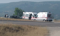 Kütahya'da trafik kazası: 5 yaralı